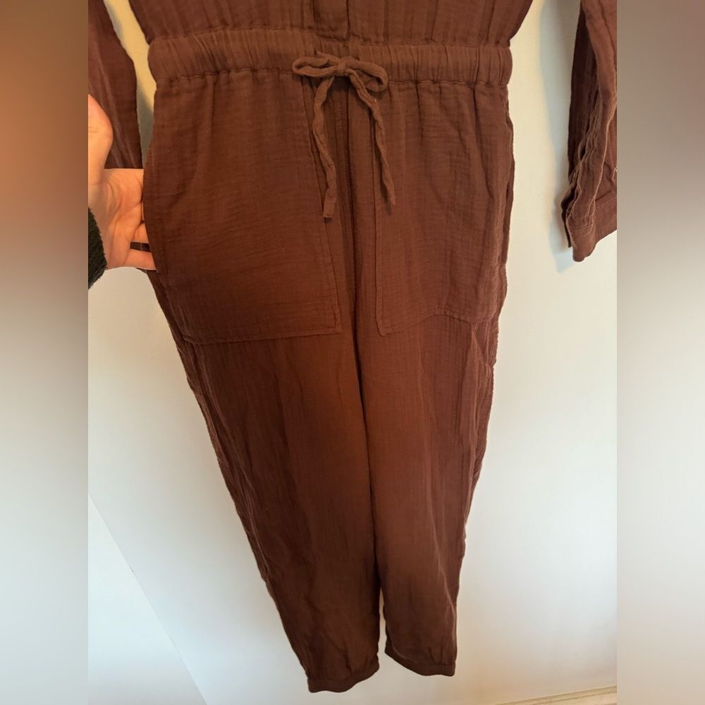 Madewell Brown Utility Jumpsuit - Picture 6 of 10
